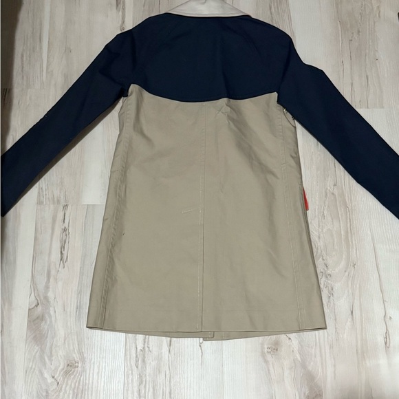 Coach Women's Trench Coat in Navy and Beige Size xs - Picture 5 of 15